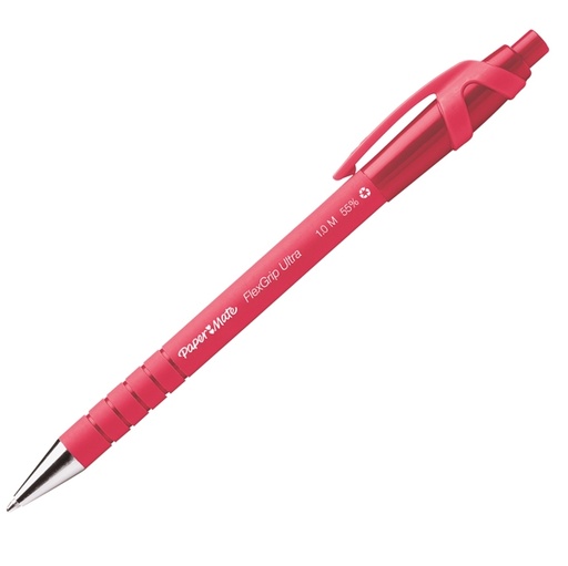 [D30043] Penna sfera scatto FLEXGRIP ULTRA 1.0 rosso PAPERMATE