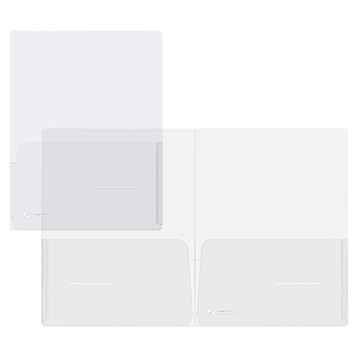 [D30058] CARTELLINA CON TASCHE FULL TRASPARENTE 21X29.7CM