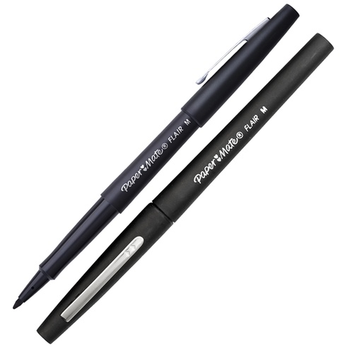 [D30065] PENNARELLO FLAIR NYLON NERO PUNTA 1.1MM PAPERMATE