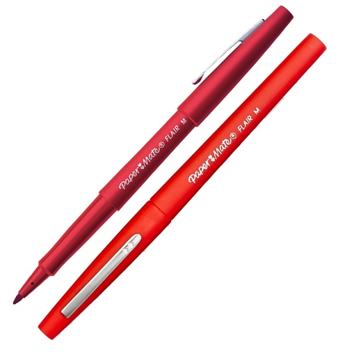 [D30067] PENNARELLO FLAIR NYLON ROSSO PUNTA 1.1MM PAPERMATE