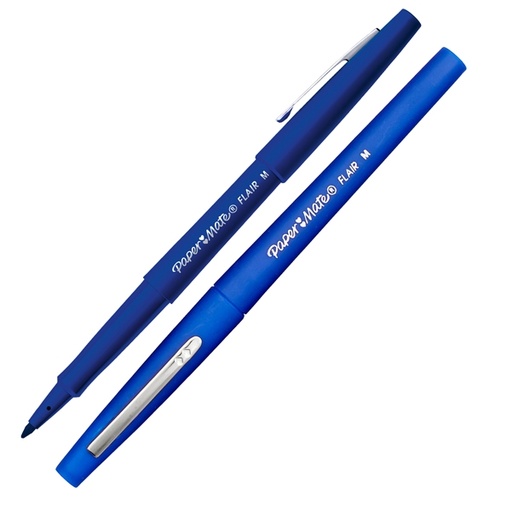 [D30068] PENNARELLO FLAIR NYLON BLU PUNTA 1.1MM PAPERMATE