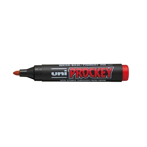 [D30350] Marcatore UNI PROCKEY M122 p.tonda rosso UNI MITSUBISHI