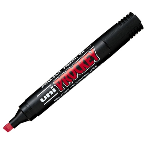 [D30354] Marcatore UNI PROCKEY M126 p.scalpello rosso UNI MITSUBISHI