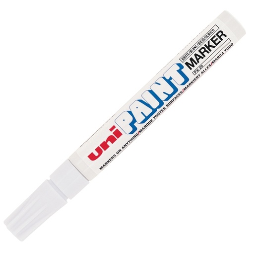 [D30359] Marcatore UNI PAINT PX20 punta conica 2,8mm bianco UNI MITSUBISHI