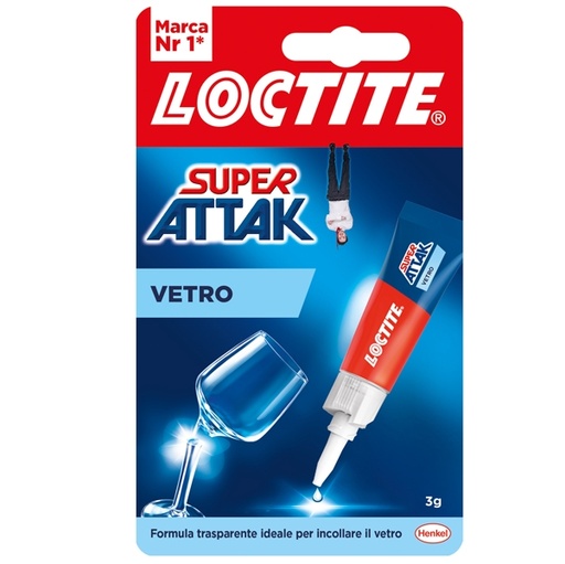 [D30434] COLLA SUPER ATTAK VETRO 3GR