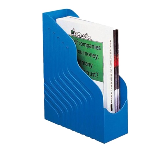 [D30612] Portariviste MAGAZINE RACK JUMBO 25x32cm dorso 10cm blu REXEL