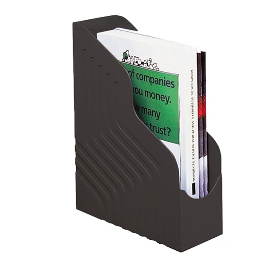 [D30613] Portariviste MAGAZINE RACK JUMBO 25x32cm dorso 10cm nero REXEL