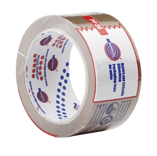 [D30770] Nastro adesivo 50mm x 66m Avana PP36NN Eurocel