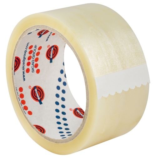 [D30778] Nastro adesivo 50mm x 66m Trasparente PVC 330 Eurocel