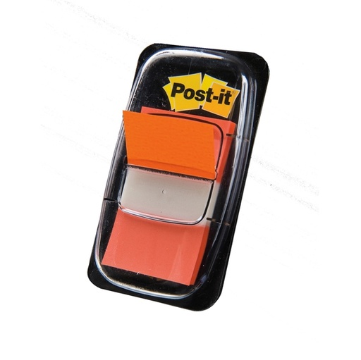 [D32046] SEGNAPAGINA Post-it(R) 680-4 ARANCIO 25.4X43.6MM 50FG INDEX