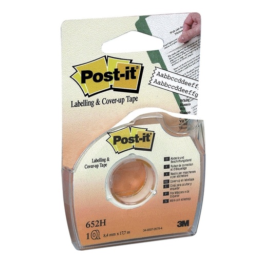 [D32051] CORRETTORE Post-it(R) COVER-UP 652-H 8,42MMX17,7MT