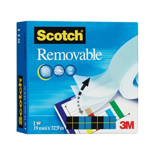 [D32113] NASTRO ADESIVO Scotch(R) Magic™ 811-1933 INVISIBILE RIMOVIBILE 19MMX33MT