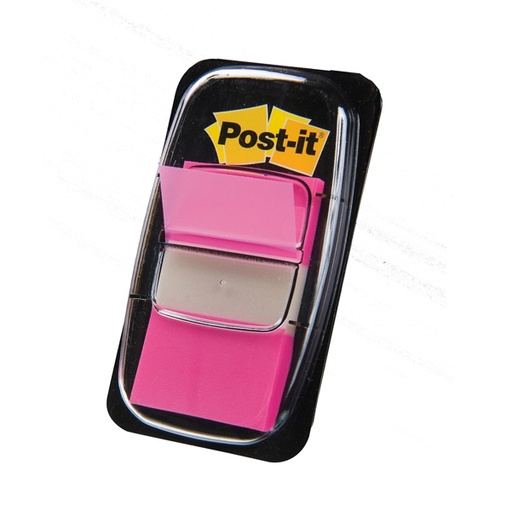 [D32212] SEGNAPAGINA Post-it(R) 680-21 ROSA VIVACE 25.4X43.6MM 50FOGLIETTI