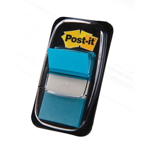 [D32214] SEGNAPAGINA Post-it(R) 680-23 BLU VIVACE 25.4X43.6MM 50FOGLIETTI