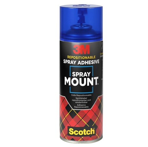 [D32318] ADESIVO SPRAY 3M MOUNT RIPOSIZIONABILE - TRASPARENTE 400ML