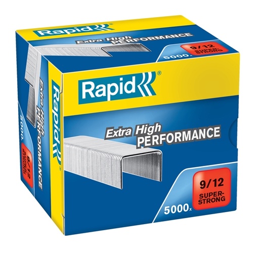 [D32380] Scatola 5000 punti SUPER STRONG RAPID 9/12 alti spessori