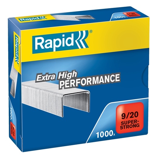 [D32385] Scatola 1000 punti SUPER STRONG RAPID 9/20 per alti spessori