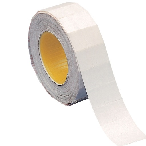 [D32485] Rotolo 1000 etichette 21x12mm bianche rimovibili x TOWA GS-GM-MOTEX 5500