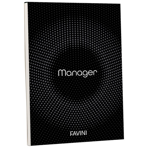 [D32641] BLOCCO MANAGER 210x297cm 10mm 90FG 80GR FAVINI