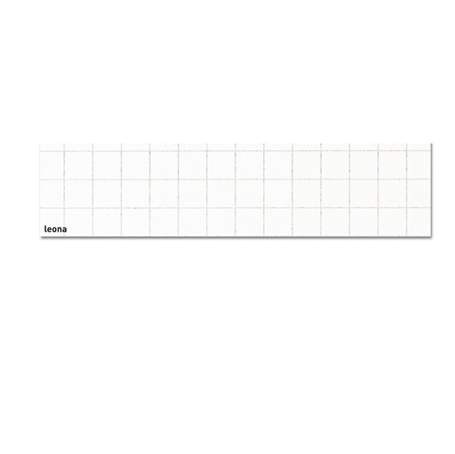 [D32676] Fogli Carta LEONA 70X100 fg.50 BIANCA 10MM AMBO I LATI 120GR