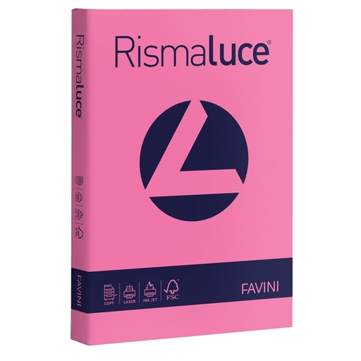 [D32739] Carta RISMALUCE 140gr A4 200fg ciclamino 58 FAVINI
