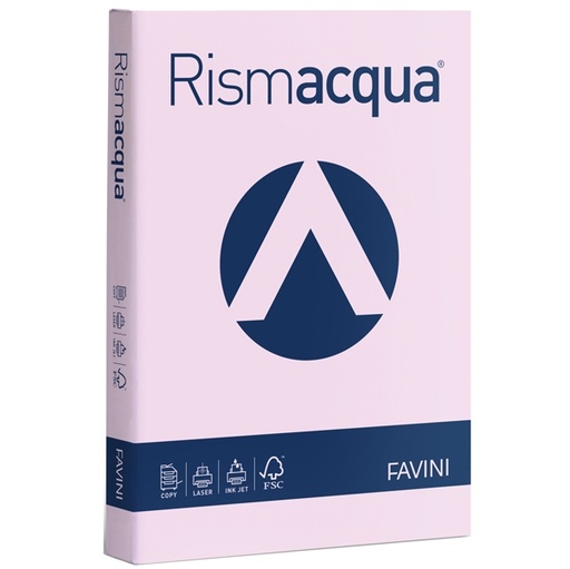 [D32754] Carta RISMACQUA 140gr A4 200fg lilla 06 FAVINI
