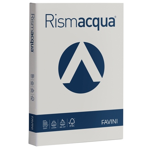 [D32757] Carta RISMACQUA 140gr A4 200fg ghiaccio 12 FAVINI