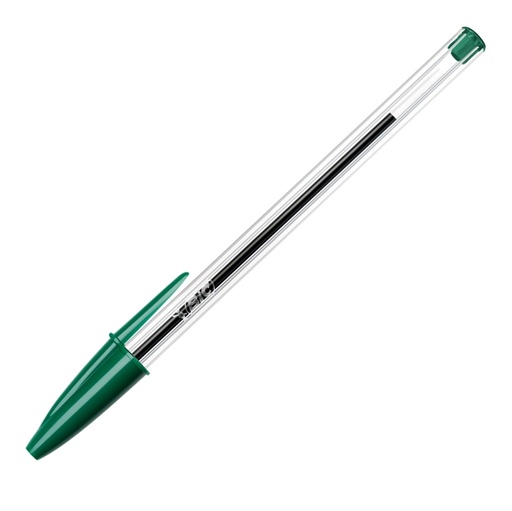[D33053] Scatola 50 penna sfera CRISTAL(R) medio 1,0mm verde BIC(R)