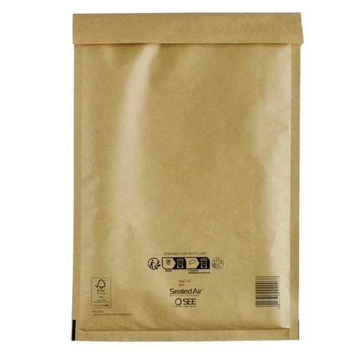 [D33107] 10 Buste imbottite GOLD CD 18X16cm UTILE avana MAIL LITE® SEALED AIR®