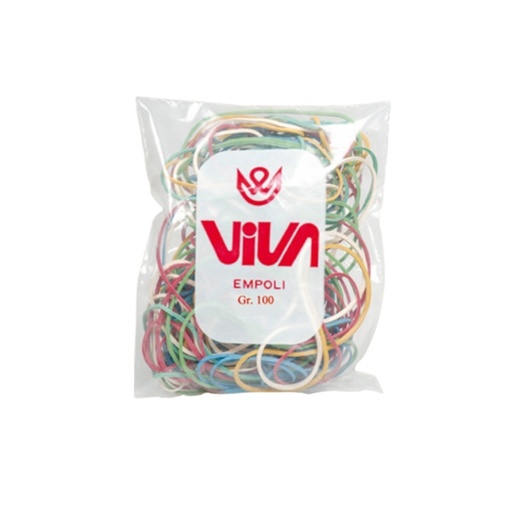 [D34163] ELASTICO GOMMA BUSTA 100GR MISURE ASSORTITE