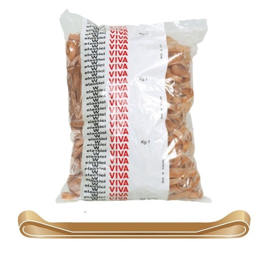 [D34182] ELASTICO FETTUCCIA CAUCCIU' (PARA) diam. 120 MM8 1KG