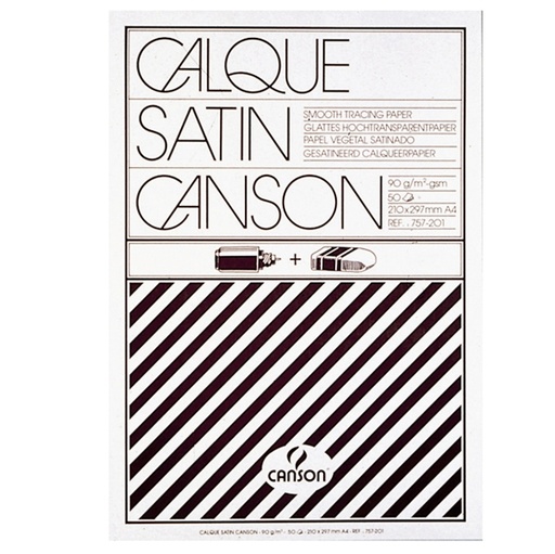 [D34645] BLOCCO CARTA LUCIDA MANUALE A4 50FG 90GR CANSON