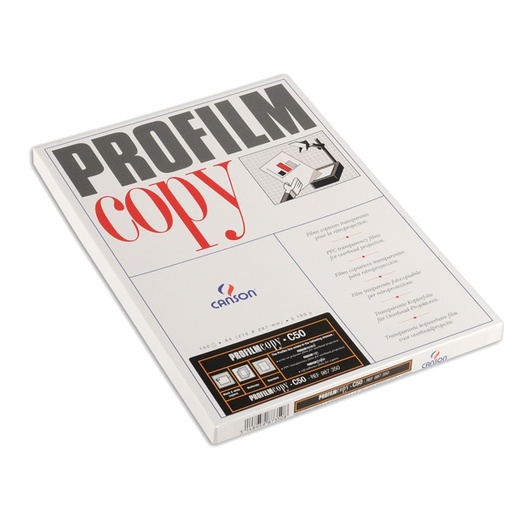 [D34683] LUCIDI C50 A4 100FG PROFILMCOPY FOTOCOPIE B/N S/RETROFOGLIO CANSON