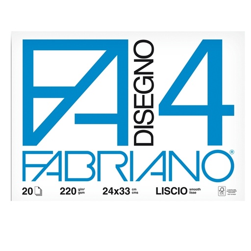 [D34931] ALBUM FABRIANO4 (24X33CM) 220GR 20FG LISCIO