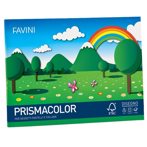 [D34936] Album PRISMACOLOR 10fg 128gr 24x33cm monoruvido FAVINI