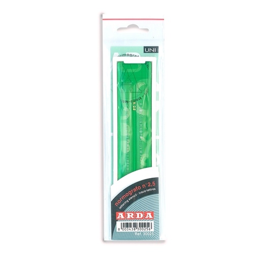 [D35298] NORMOGRAFO UNI ARDA MM 5