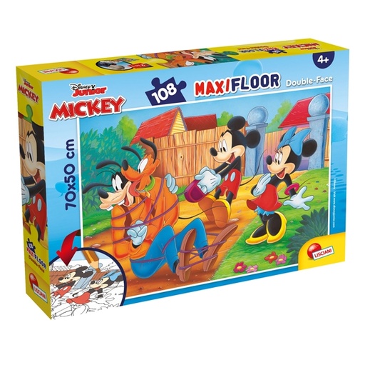 [D92866] Puzzle Maxi 108pz "Mickey my friends" Lisciani