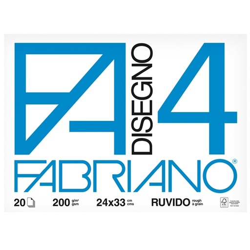 [D35863] ALBUM FABRIANO4 (24X33CM) 200GR 20FG RUVIDO