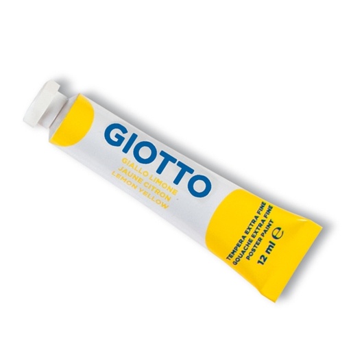 [D36115] TEMPERA GIOTTO TUBO 4 (12ML) GIALLO LIMONE 03