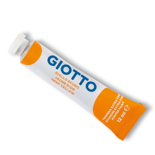 [D36116] TEMPERA GIOTTO TUBO 4 (12ML) GIALLO SCURO 04