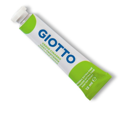[D36123] TEMPERA GIOTTO TUBO 4 (12ML) VERDE CINABRO 11