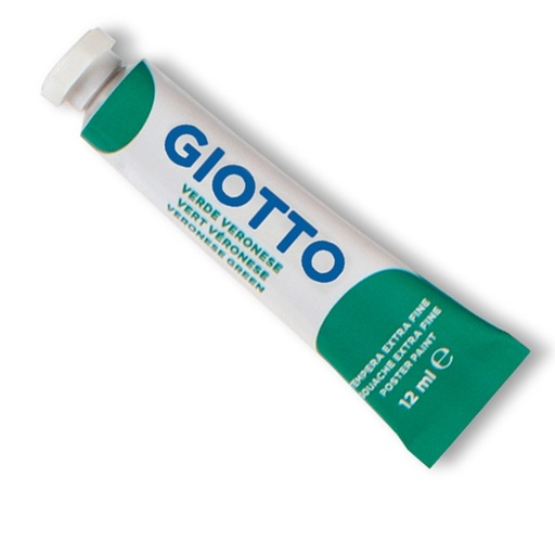 [D36125] TEMPERA GIOTTO TUBO 4 (12ML) VERDE VERONESE 13