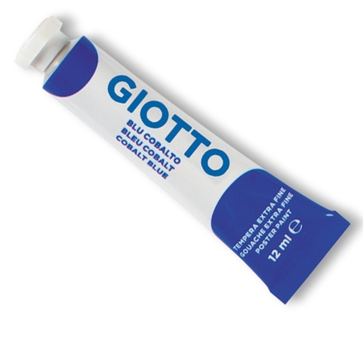 [D36128] TEMPERA GIOTTO TUBO 4 (12ML) BLU COBALTO 16