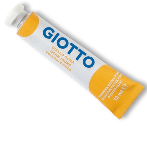 [D36133] TEMPERA GIOTTO TUBO 4 (12ML) GIALLO OCRA 21