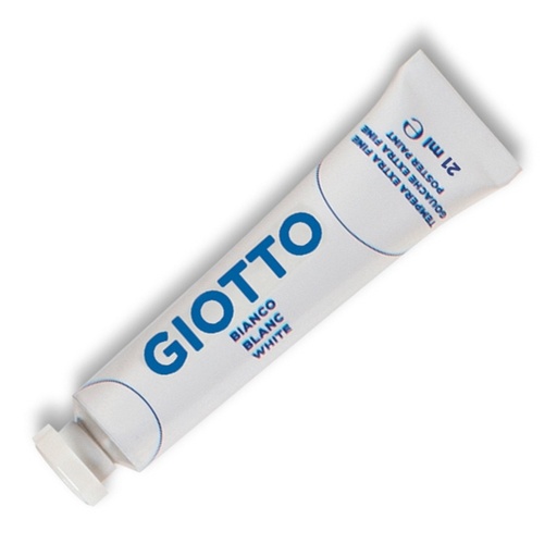 [D36137] TEMPERA GIOTTO TUBO 7 (21ML) BIANCO 01