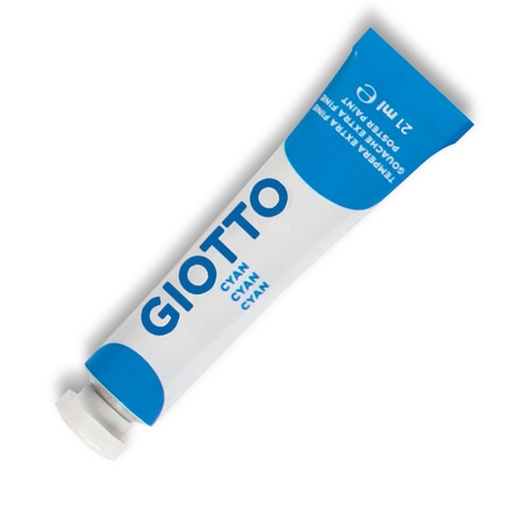 [D36141] TEMPERA GIOTTO TUBO 7 (21ML) BLU CYANO 15