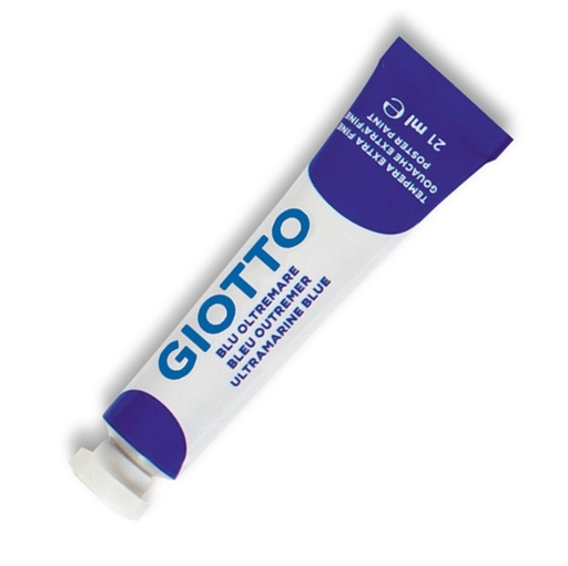 [D36142] TEMPERA GIOTTO TUBO 7 (21ML) BLU OLTREMARE 17