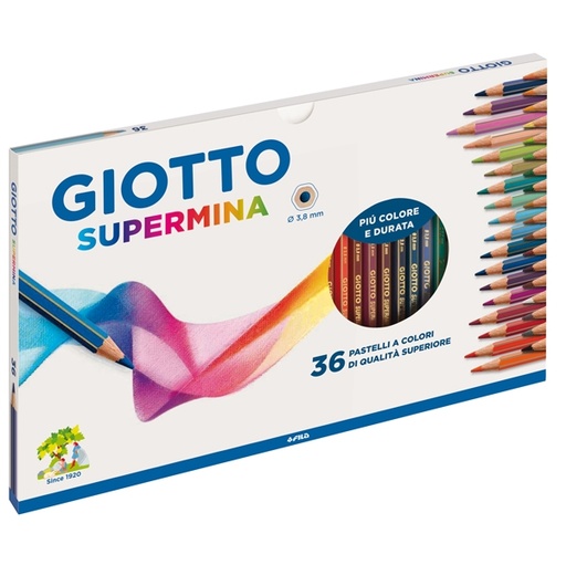 [D36192] ASTUCCIO 36 PASTELLI SUPERMINA GIOTTO