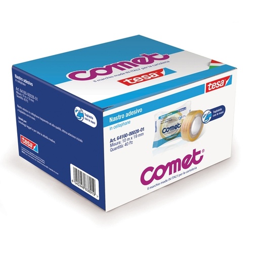 [D36225] NASTRO ADESIVO 10MTX19MM CELLO 64-160 COMET