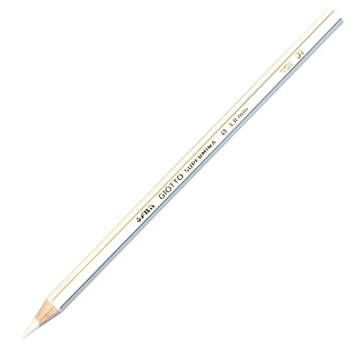 [D36264] Pastello Giotto Supermina monocolore bianco 01